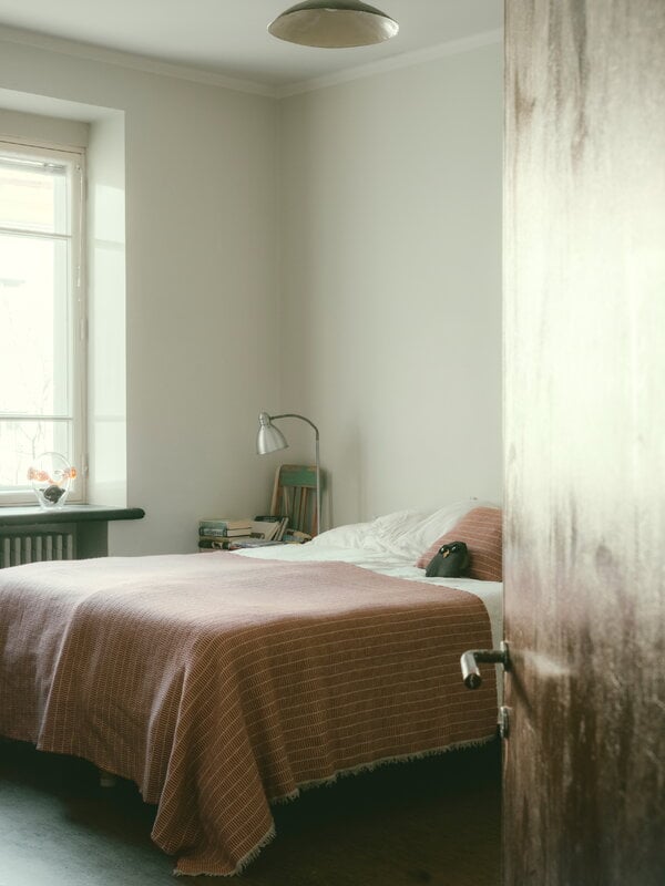Lapuan Kankurit Raitti bedspread, 160 x 260 cm, cinnamon, view 4