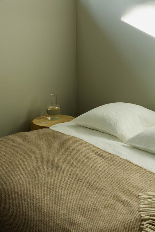 Lapuan Kankurit Sofia wool blanket, 130 x 180 cm, white - beige, view 3