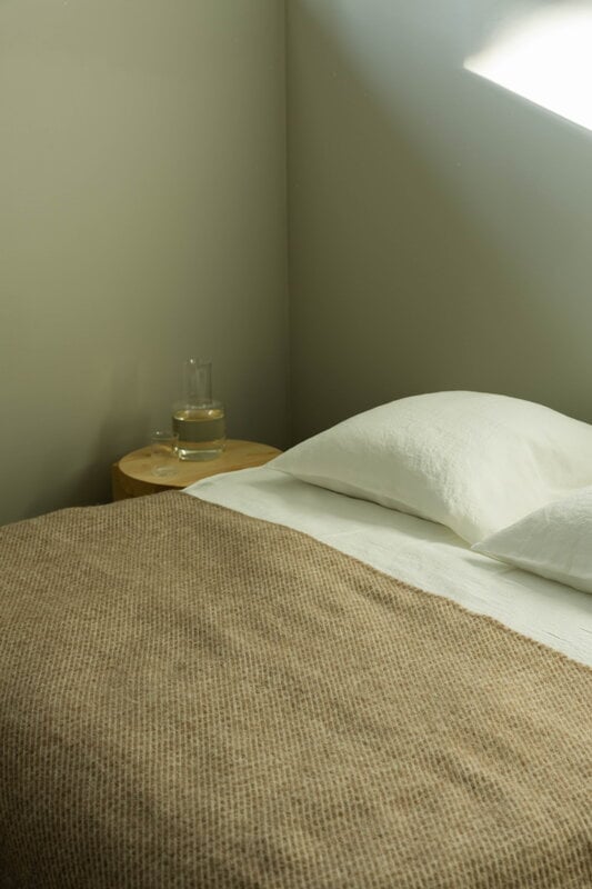 Lapuan Kankurit Sofia wool blanket, 130 x 180 cm, white - beige, view 2