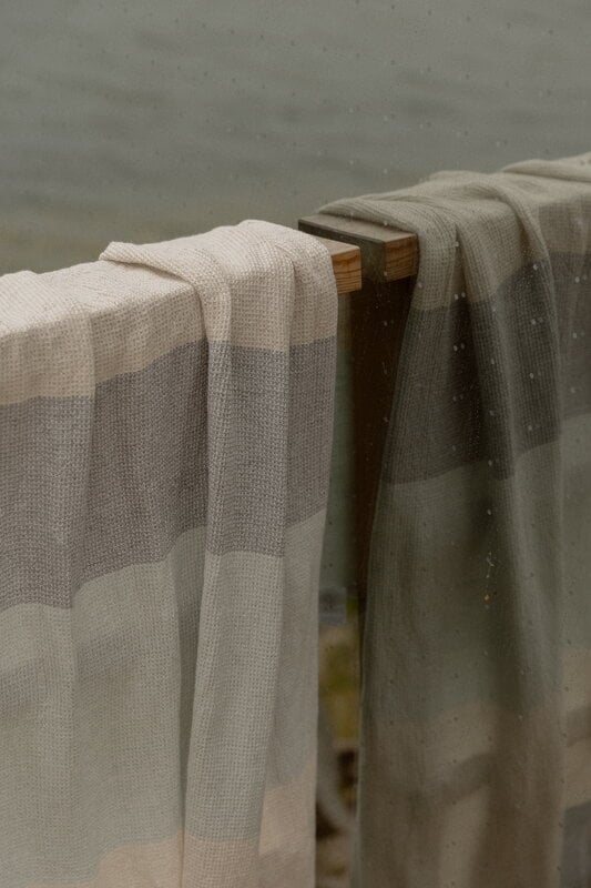 Lapuan Kankurit Terva bath towel, multi - grey - jade, decoration image