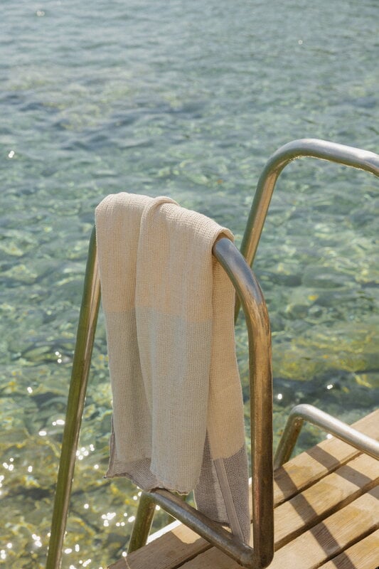 Lapuan Kankurit Terva bath towel, multi - grey - jade, decoration image