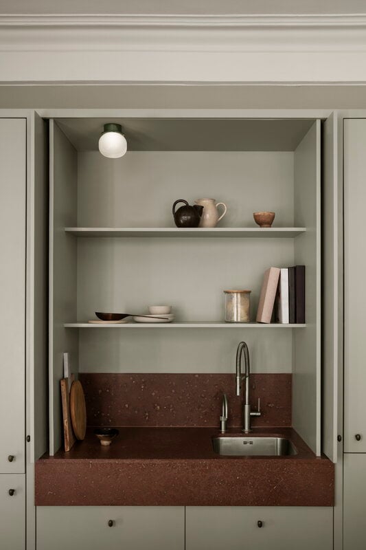 Astep Lille lampada da parete/soffitto, verde, immagine decorativa