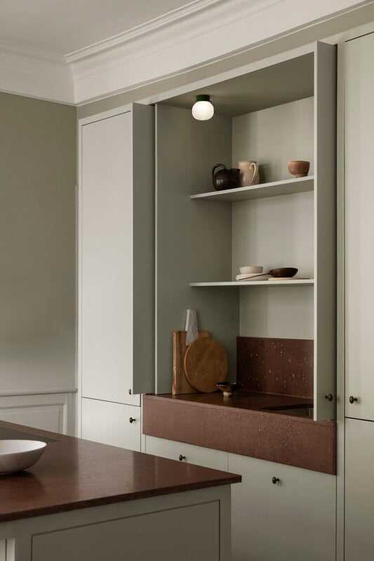 Astep Lille lampada da parete/soffitto, verde, immagine decorativa