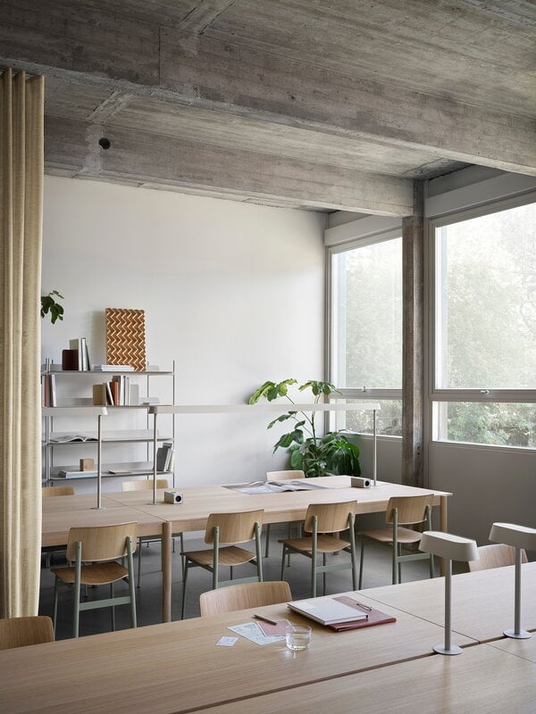 Muuto Silla Loft, verde polvo - roble, imagen de decoración