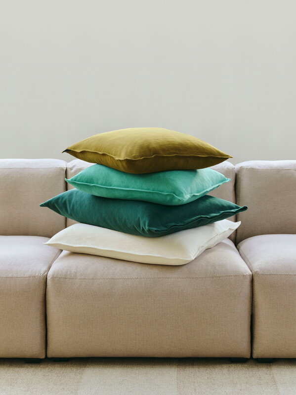 HAY Housse de coussin en lin, 60 x 60 cm, crème, image décorative