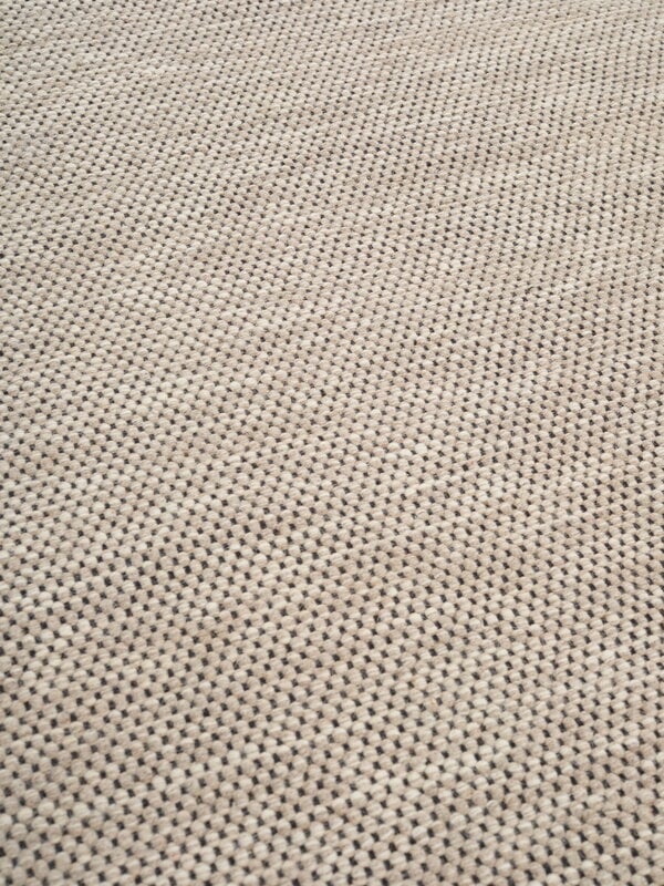 Linie Design Asko villamatto, taupe, sisustuskuva