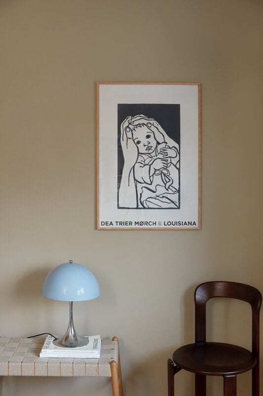 Louisiana Museum of Modern Art Dea Trier Mørch - Vinterborn 1976, A1 poster, decoration image