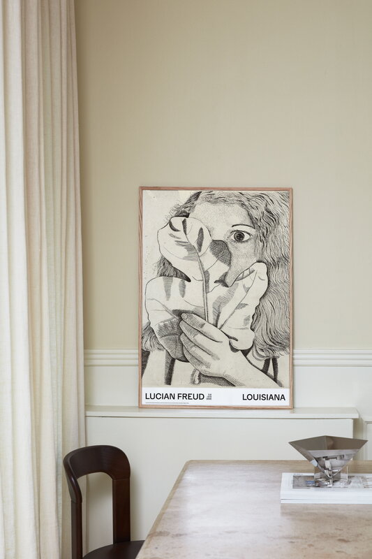 Louisiana Museum of Modern Art Lucian Freud - Girl with a Fig Leaf 1947, A1 juliste, näkymä 2