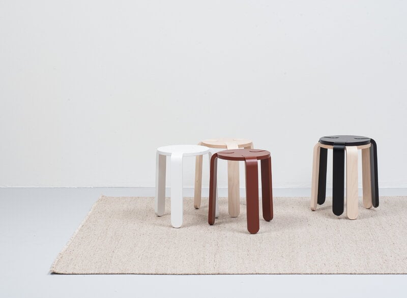 Muoto Collection Lulu stool, black, decoration image