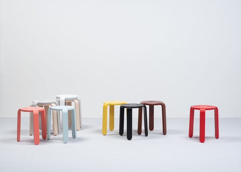 Muoto Collection Lulu stool, light blue, decoration image