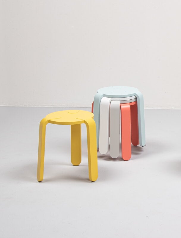 Muoto Collection Lulu stool, light blue, decoration image