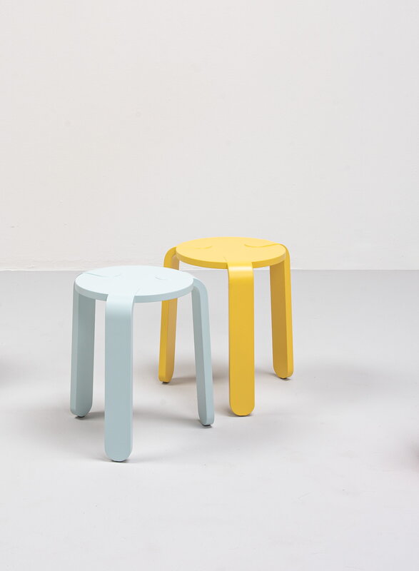 Muoto Collection Lulu stool, light blue, decoration image