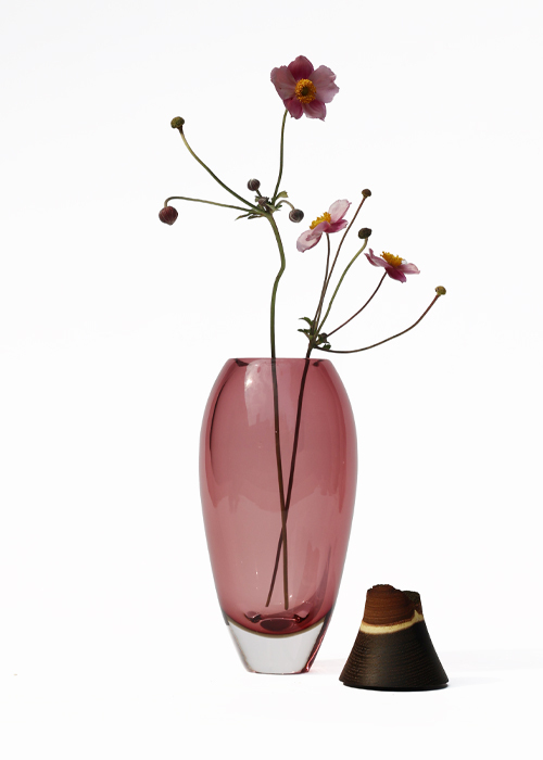 Utopia & Utility Matisse I stacking vessel, 23 x 9 cm, rose, decoration image