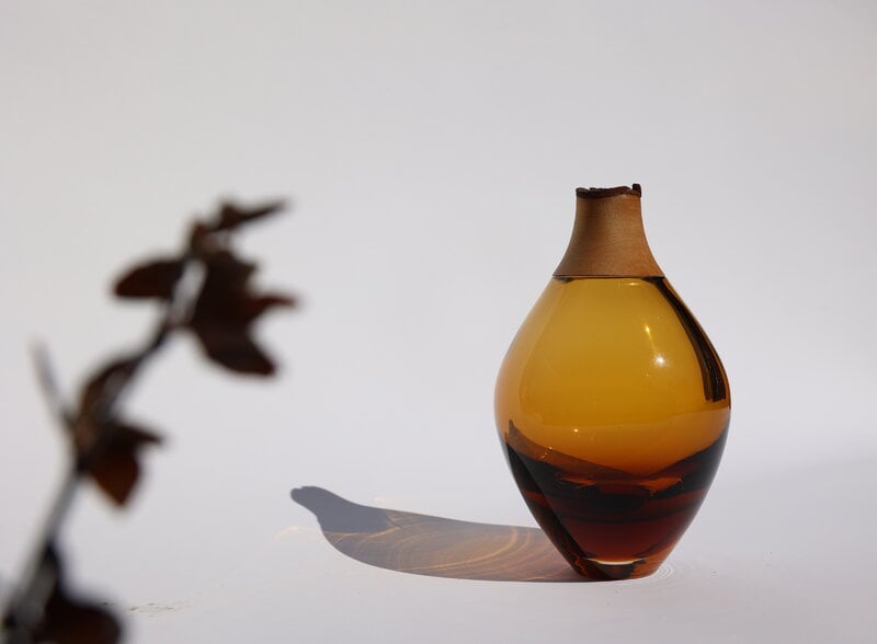 Utopia & Utility Matisse III stacking vessel, 21 x 11 cm, amber, decoration image