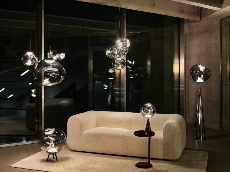 Tom Dixon Melt Chandelier Small riippuvalaisin, LED, nikkeli, näkymä 2