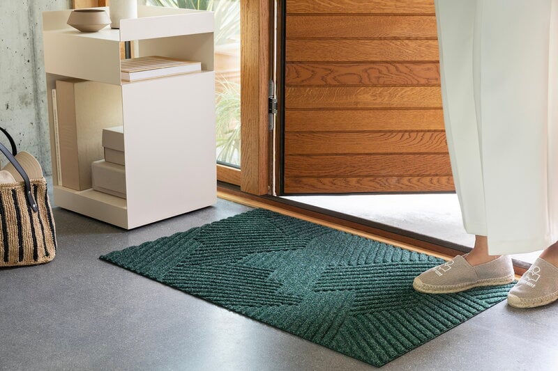 Heymat Strå door mat, 60 x 90 cm, green, decoration image