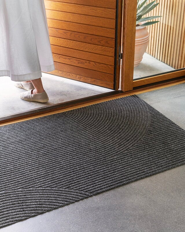 Heymat Stein door mat, 85 x 130 cm, grey, decoration image