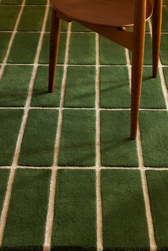 Marimekko Tiiliskivi - Tapis, vert, image décorative