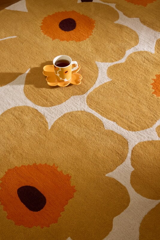 Marimekko Unikko Läuferteppich, Honig, dekorationsbild