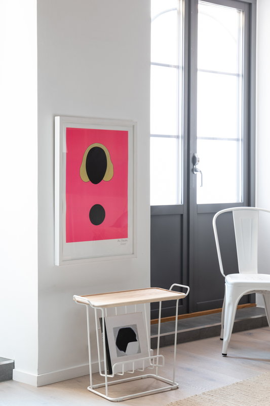 Maze Minnie Mae Wood tray table, white ash Finnish Design Shop