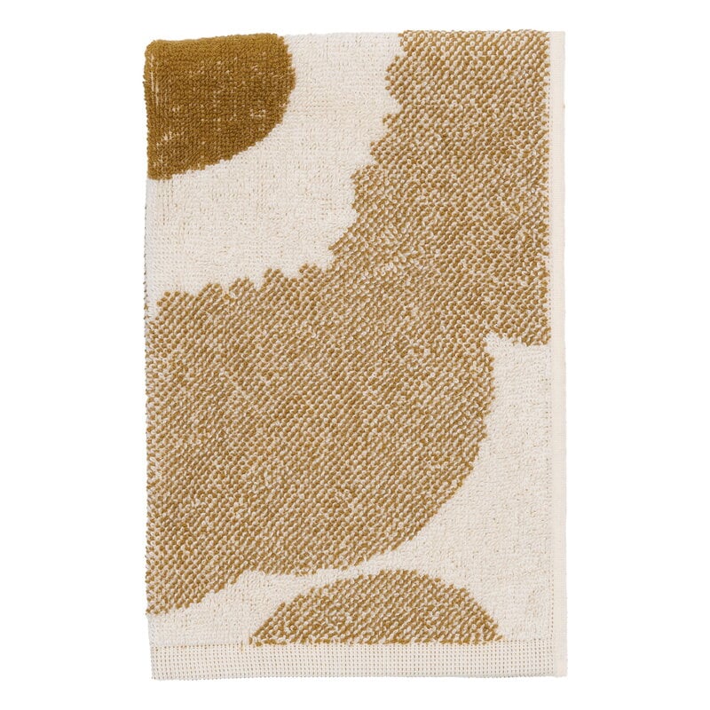 Marimekko Unikko guest towel, 30 x 50 cm, off-white - bronze, view 2