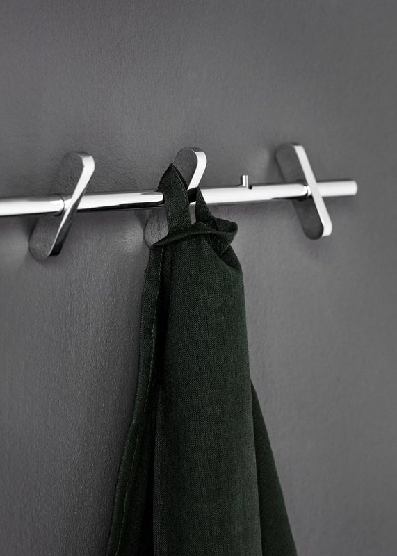 Moebe Coat rack 70 cm, chrome | Finnish Design Shop