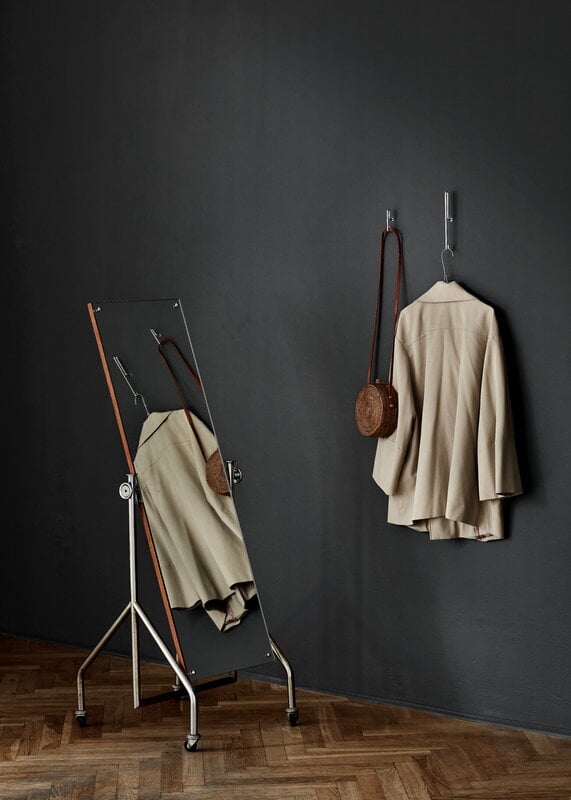 Moebe Gancio da parete, grande, acciaio inox, immagine decorativa Moebe Gancio da parete, grande, acciaio inox, immagine decorativa