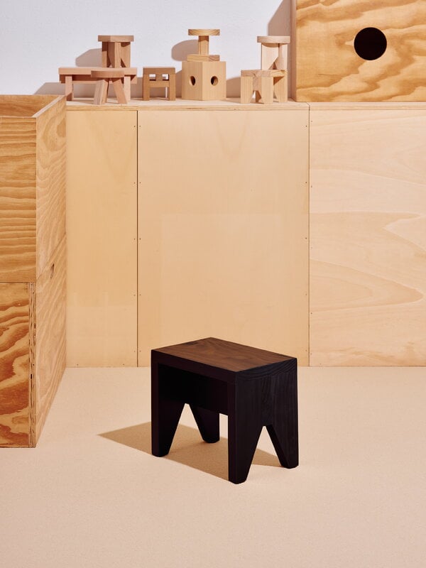 HAY Manolito stool, short, black, decoration image