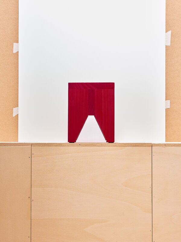 HAY Manolito stool, short, red, decoration image