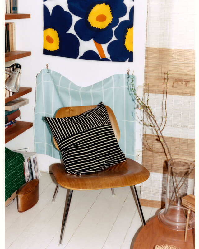 Marimekko Funda de cojín Piccolo, 50x50 cm, negro - algodón, imagen de decoración