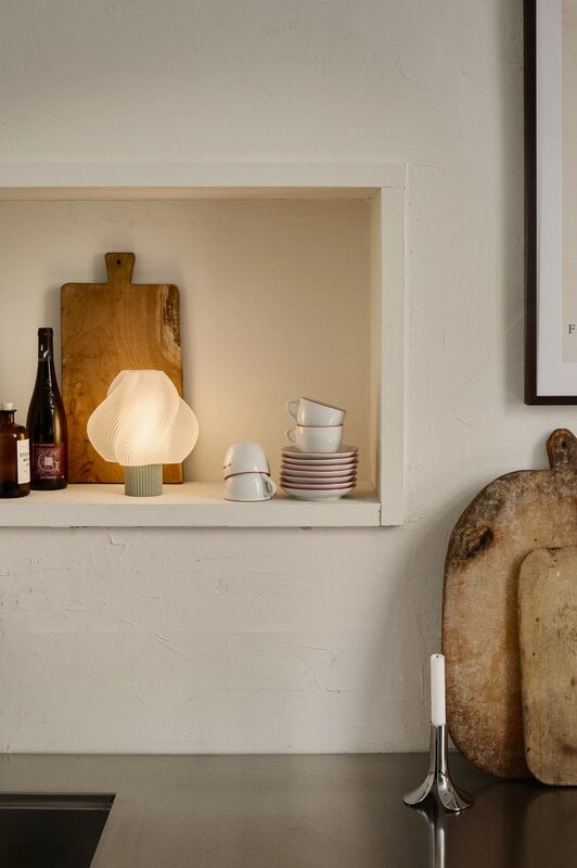 Crème Atelier Soft Serve portable lamp, matcha, decoration image
