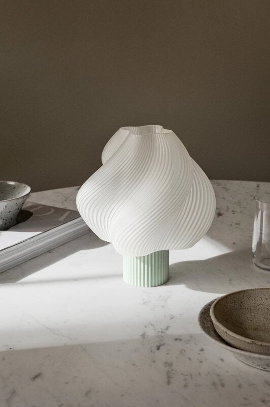 Crème Atelier Soft Serve portable lamp, matcha, decoration image