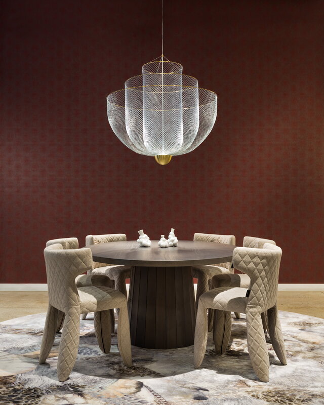 Moooi Meshmatics chandelier, large, decoration image
