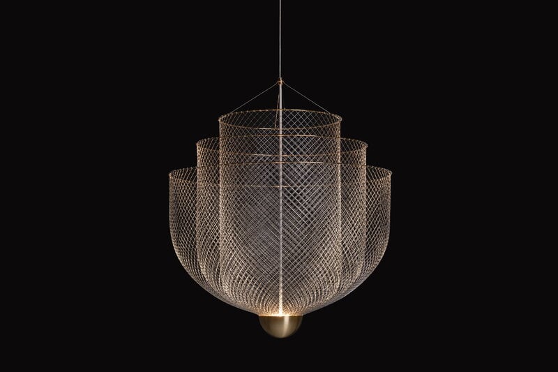 Moooi Meshmatics chandelier, small, decoration image