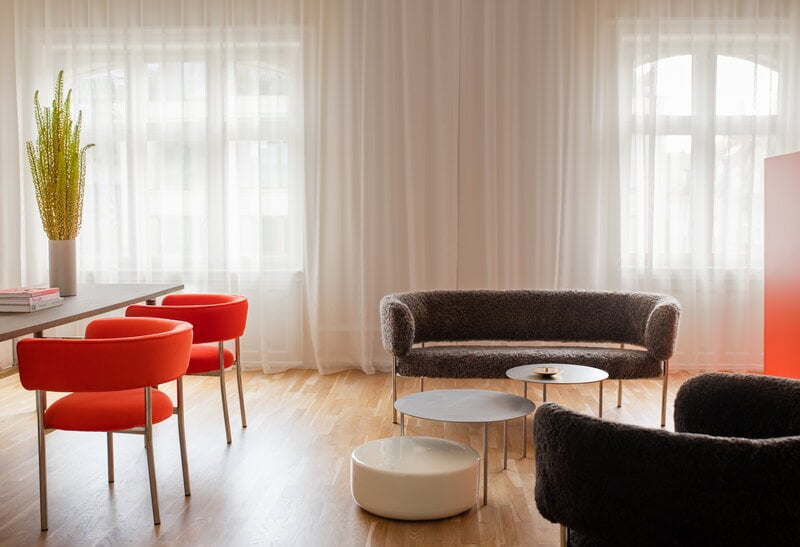 Møbel Copenhagen Table d'appoint Pair, L, acier sablé, image décorative