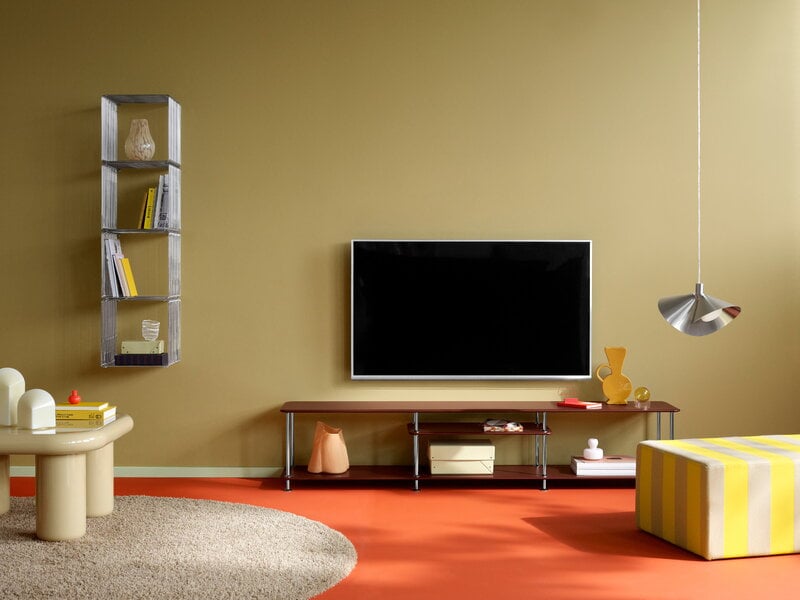 Montana Furniture Panton Wire Single moduuli, syvyys 34,8 cm, 43 Chrome, sisustuskuva