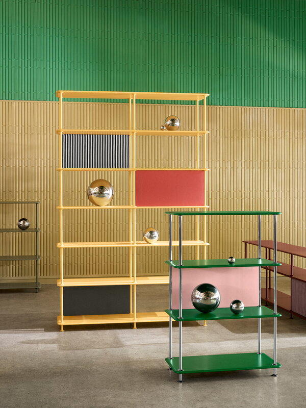 Montana Furniture Montana Free 300000 shelf, 232 parsley - chrome, decoration image