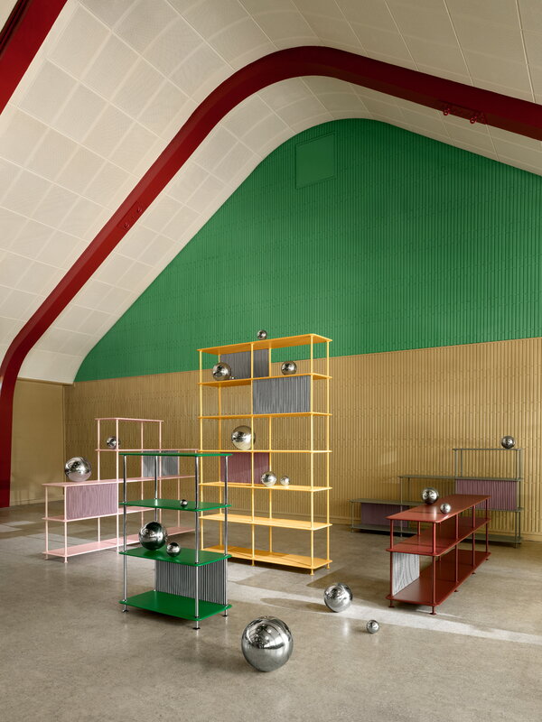 Montana Furniture Montana Free 300000 shelf, 232 parsley - chrome, decoration image