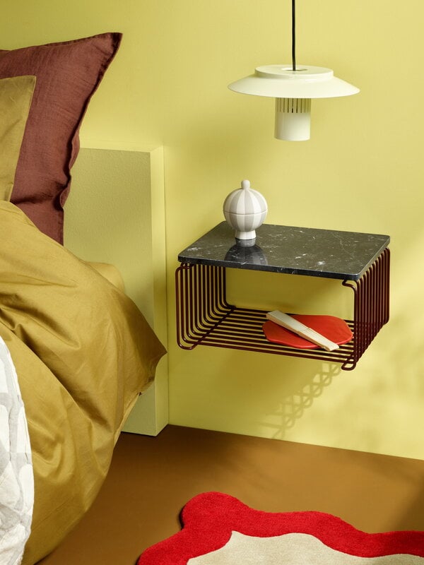 Montana Furniture Panton Wire Extended module, depth 25,7 cm, 07 Black Red, decoration image