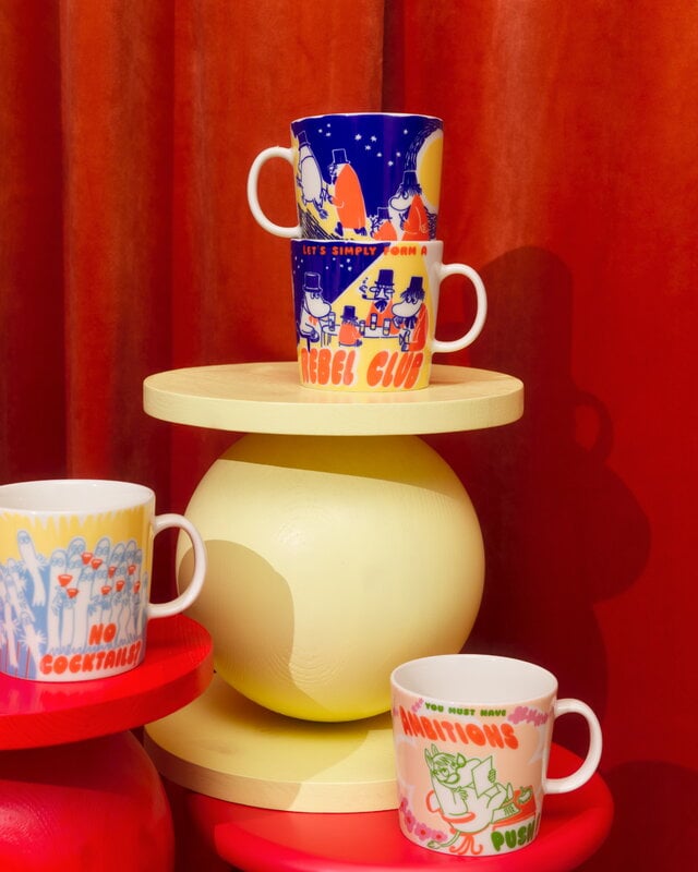 Moomin Arabia Rebel Club Moomin mug, 0,4 L, Party Queue, view 4