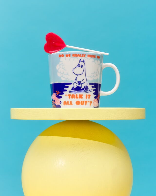 Moomin Arabia Rebel Club Moomin mug, 0,4 L, Talk it all Out, view 3