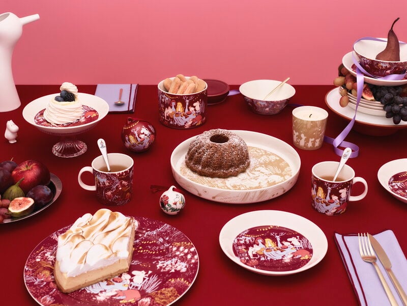Moomin Arabia Moomin plate, Festive Moments | Finnish Design Shop