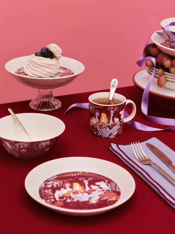 Moomin Arabia Moomin plate, Festive Moments | Finnish Design Shop