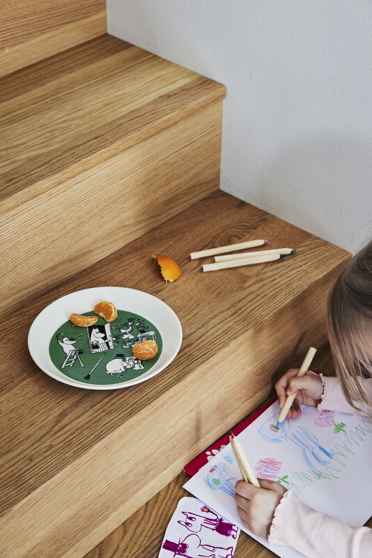 Moomin Arabia Mumin-Teller-Set, Drawing & Christmas, dekorationsbild