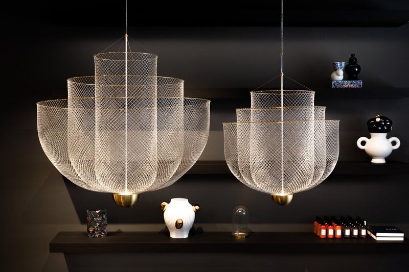 Moooi Meshmatics chandelier, small, decoration image