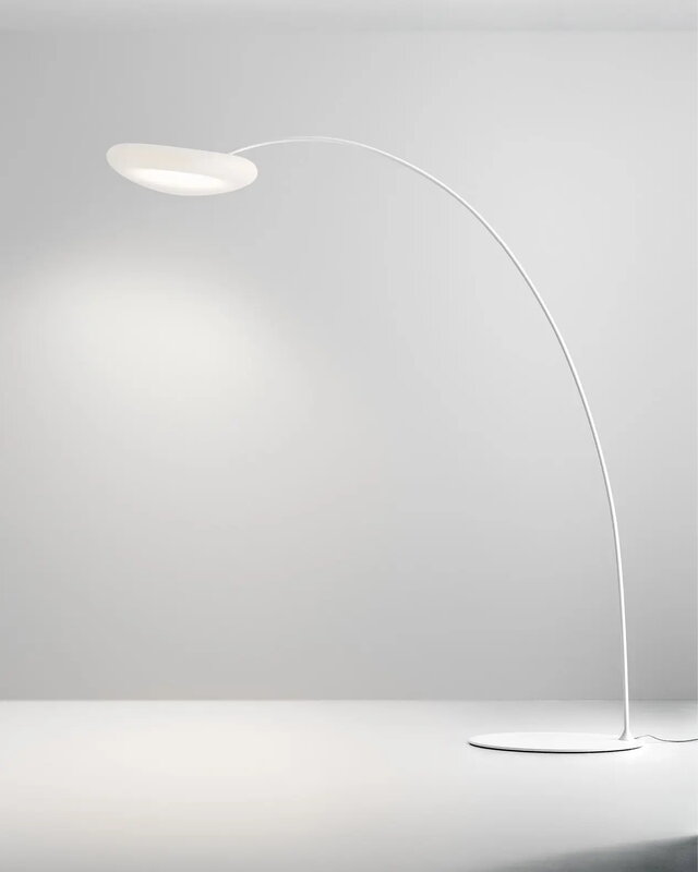 Stilnovo Mr. Magoo floor lamp, 2800K, dimmable, white, decoration image