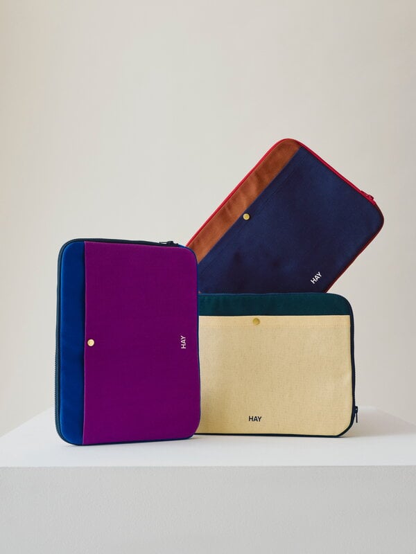 HAY Multi laptop cover, 13"/14", midnight blue, decoration image