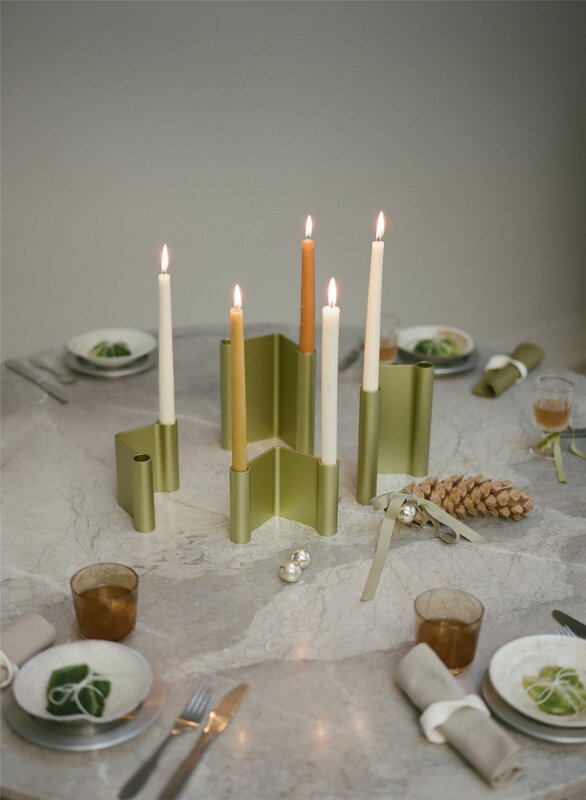 Muuto Raise glass, set of 2, 20 cl, burnt orange, decoration image