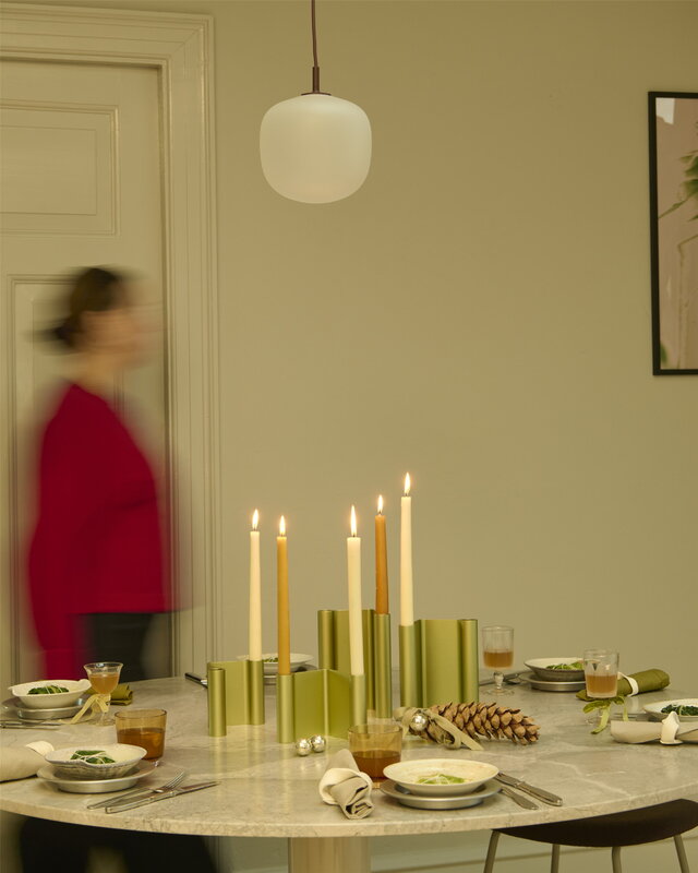 Muuto Raise glass, set of 2, 20 cl, burnt orange, decoration image