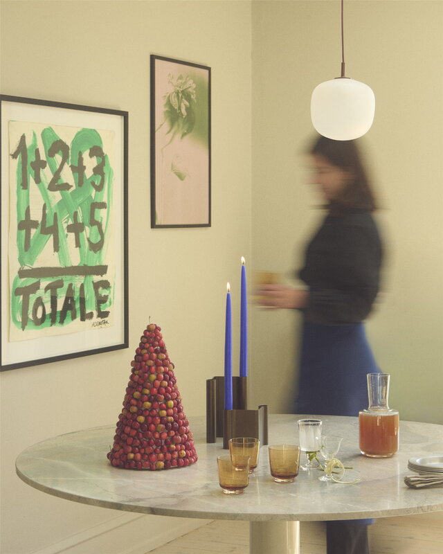 Muuto Raise glass, set of 2, 20 cl, burnt orange, decoration image